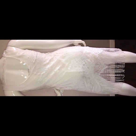 Queenter Lace fringe boho day dress - Picture 3 of 6